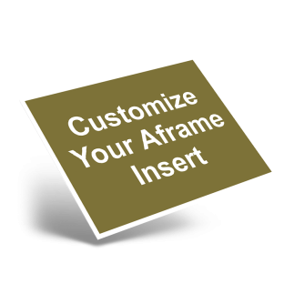 24"X18" Styrene Printed Panel for 24"X18" Metal A-Frame, Sold Individually
