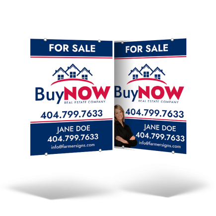 24"x30" Hanging Panel Reflective / Non-Reflective, in Styrene or Aluminum