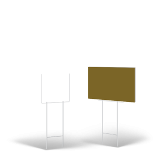 30" GOAL POST STAND FOR COROPLAST SIGNS
