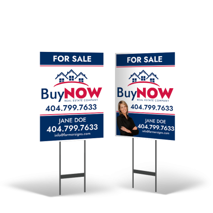 18"x24" Reflective / Non-Reflective Yard Sign