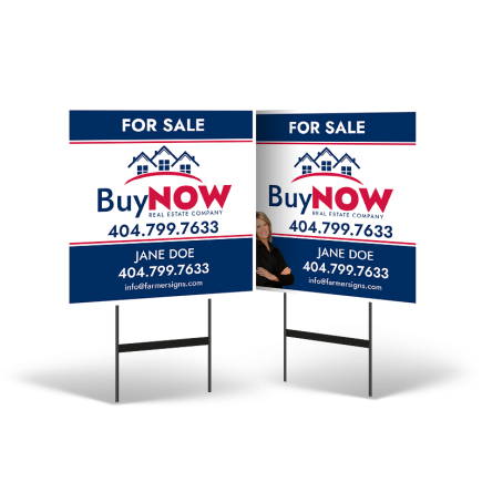 24"x24" Reflective / Non-Reflective Yard Sign