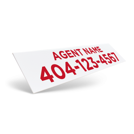 Custom Reflective Vinyl Decal - Two sizes Available