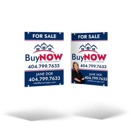 18"x24" Hanging Panel Reflective / Non-Reflective, in Styrene or Aluminum