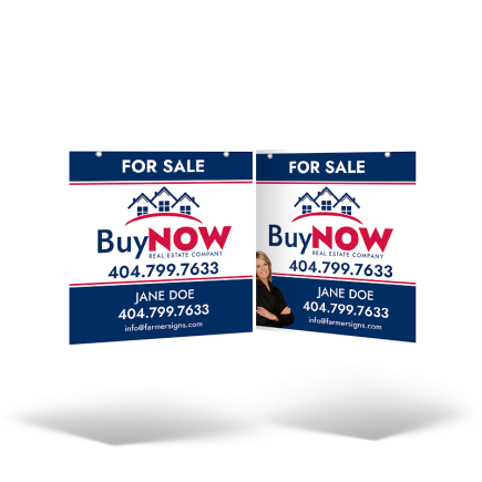 24"x24" Hanging Panel Reflective/Non-Reflective, in Styrene or Aluminum